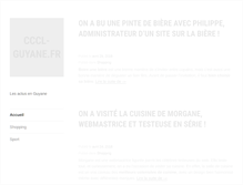 Tablet Screenshot of cccl-guyane.fr